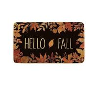Feizikaw Living Room Rugs Large Hello This Is A Fall Style Floor Mat It's A Maple Leaf Floor Mat Suitable For Indoor And Outdoor Entrance Areas It's Slip For The Autumn Retro T (, 50 * 80)