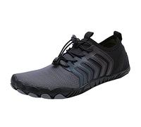 Feizikaw Mens Trainers Men Sports Shoes Indoor and Outdoor Fitness Shoes Outdoor Beach Wading Hiking Quick Drying Wear Resisting and Comfortable (Black,9)
