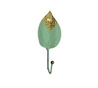 Feizikaw Moving Bags 4Pcs Leaves Hooks Decorative Gold Leaf Wall Hook Hanging Metal Modern Prong Hanger Heavy Duty for Key, Hat, Bag and Umbrella (GN6, 15x15x3cm)