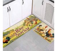 Feizikaw Non Slip Rug The Two Piece Easter Carpet Is Soft And Comfortable Bringing You An Unparalleled Home Experience And Immediately Improving Your (C, One Size)