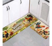 Feizikaw Non Slip Rug The Two Piece Easter Carpet Is Soft And Comfortable Bringing You An Unparalleled Home Experience And Immediately Improving Your (B, One Size)