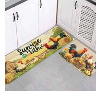 Feizikaw Non Slip Rug The Two Piece Easter Carpet Is Soft And Comfortable Bringing You An Unparalleled Home Experience And Immediately Improving Your (A, One Size)