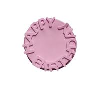 Feizikaw Non Stick Bakeware Set Silicone Cake Big Round Shape Cake Happy Birthday Letter for Cakes Baking Tools Pan Microwave Oven (B,One Size)