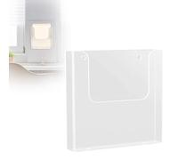 Feizikaw Organiser Shelf 3 Pack Brochure Holder 8 5 x 11 In Flyer Holder Acrylic Brochure Holders Wall Mount Pamphlet Clear Plastic Holders Wall Mounted, Mail For ( B, One Size)