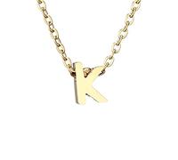 Feizikaw Pendant for Women Delicate Gold Necklace For Women Cute Letter Name Choker Necklaces Girls Jewelry