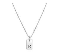 Feizikaw Pendant for Women Initial Necklaces For Women Silver Plated Letter Necklace Dainty Silver Name Necklace Initial Pendant Necklaces Jewelry