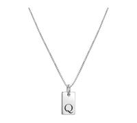 Feizikaw Pendant for Women Initial Necklaces For Women Silver Plated Letter Necklace Dainty Silver Name Necklace Initial Pendant Necklaces Jewelry