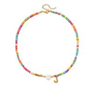 Feizikaw Pendant for Women Letter Bead Jewelry Women's Necklace Letter Initials Bead Embroidery Women's Necklace