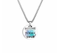 Feizikaw Pendant for Women Teacher Appreciation Gifts Thank You Necklace For Teacher Unique Gifts Christmas Valentines Day Retirement Of School End Of School Year First