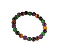 Feizikaw Silver Charm Bracelet Solar System Bracelet The Eight Planets Star Beaded Universe Galaxy Bangle Jewelry Natural Stone Beads for Women Men Birthday Holiday (Black, length-19cm)