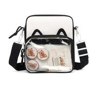 Feizikaw Small Sling Bag Cross Color Ita Bag Backpack Satchel Crossbody Messenger Shoulder (Black, One Size)