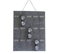 Feizikaw Storage Bags Wall Sunglasses Sunglasses Bag Storage Pocket Slots 15 Hanging By Organizer Housekeeping & Organizers (Grey, One Size)