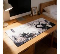 Feizikaw Ultra Thin Extended Gaming, Office Mouse Mat Non-Slip Rubber Base, Smooth Micro Weave Textured Surface for Enhanced Speed, Accuracy Comfort