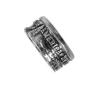 Feizikaw Wedding Rings Ring Classic Dollar Ring United States Emblem United For One Men's Silver Dollar Size (E, One Size)