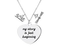 Feizikaw Women Necklace Graduation Gifts For Her Inspirational Graduation Cap Necklace For Women Girls Class Of 2023 College High School Congratulations Gifts Classmates