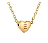 Feizikaw Women Necklaces 26 Initial Heart Shape Alphabet Necklace For Women Stainless Steel Necklaces For A Z 26 Alphabet Initial Gold Girls