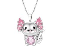 Feizikaw Women Necklaces Horse/Cat///Raccoon///Elephant/Chihuahua//Koala/Goat/Cow Necklace for Girls Women, Cute Colorful Crystal Big Animal Necklace Birthday for Animal Lover