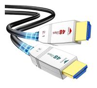 FeizLink - 8K HDMI 2.1 Fibre Cable 12M 4K 120Hz 8K 60Hz 48Gbps Dynamic HDR10 / eARC/HDCP 2.3 Compatible with RTX 3080 3090 Xbox Series X PS5 LG C9 Samsung Q90T TCL Sony
