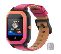 FEKIDO Wonlex GPS Smart Watch for Kids, 4G Smartwatch with SIM Card, 1.4" Phone Watch with Video Calls, Voice Chat, SOS, Camera, Pedometer, Alarm, Games for Boys Girls Aged 3-12 Years Old(KT20pink)