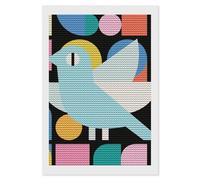 FekiLoot 5D Diamond Painting Kits for Adults Beginners Abstract Bird Design DIY Diamond Art Kit Gem Painting Round Full Drill Diamond Dots Gem Art Crafts for Home Wall Decor Gifts 8"x12"