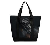 FekiLoot A Dark Horse Shopping Bag Tote Bag Reusable Grocery Bags