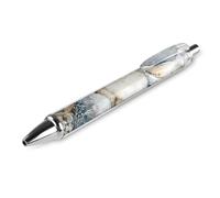 FekiLoot A Sleeping Rabbit Ballpoint Pens Retractable Black Ink Ballpoint Pens 0.5mm Medium Point Smooth Writing Pattern Pen with Super Soft Grip Cute Work Supplies for Men Women 1 PCS