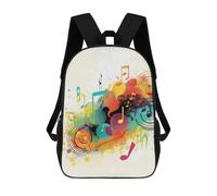 FekiLoot Abstract Music Backpack Laptop Computer Bag Large Travel Backpack Custom Print Bookbag Work Casual Daypack