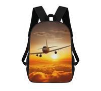 FekiLoot Aircraft Plane Backpack Laptop Computer Bag Large Travel Backpack Custom Print Bookbag Work Casual Daypack