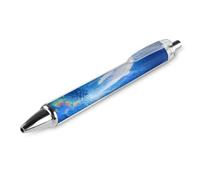 FekiLoot Albino Humpback Whale Ballpoint Pens Retractable Ball Point Pens Smooth-Flowing Black Ink 0.5mm Writing Pen Black Ink Pen for Men Women 1 PCS