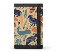 FekiLoot Australian Animals Wallet for Men Slim Minimalist Trifold Wallet with ID Window And Credit Card Holder