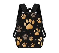 FekiLoot Backpack Laptop Backpacks for Men Travel Hiking Daypack Dog Paw Print Casual Backpacks 17 Inch