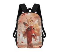 FekiLoot Backpack Laptop Backpacks for Men Travel Hiking Daypack Fox Under The Maple Tree Casual Backpacks 17 Inch