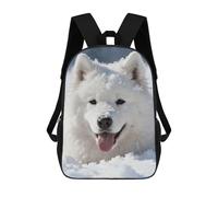 FekiLoot Backpack Laptop Backpacks for Men Travel Hiking Daypack Samoyed in Snow Casual Backpacks 17 Inch