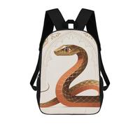 FekiLoot Backpack Laptop Backpacks for Men Travel Hiking Daypack Snake Classic Design Casual Backpacks 17 Inch