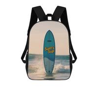 FekiLoot Backpack Laptop Backpacks for Men Travel Hiking Daypack Surf's Up Surfboard Casual Backpacks 17 Inch