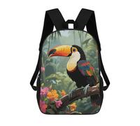FekiLoot Backpack Laptop Backpacks for Men Travel Hiking Daypack Toucan in The Rainforest Casual Backpacks 17 Inch