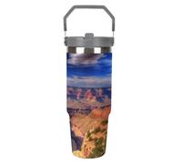 FekiLoot Beauty Grand Canyon Water Bottle 30 Oz Fits Car Cup Holder,Insulated Coffee Mug Large Capacity Car Cups,Stainless Steel Double Wall Sport Bottle for Travel Sports Gym