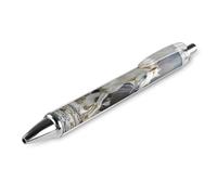 FekiLoot Black And White Horses Running Ballpoint Pens Retractable Black Ink Ballpoint Pens 0.5mm Medium Point Smooth Writing Pattern Pen with Super Soft Grip Cute Work Supplies for Men Women 1 PCS