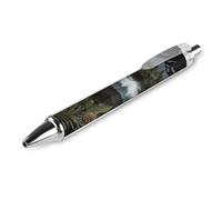 FekiLoot Black Hawaii Pictures Ballpoint Pens Retractable Black Ink Ballpoint Pens 0.5mm Medium Point Smooth Writing Pattern Pen with Super Soft Grip Cute Work Supplies for Men Women 1 PCS