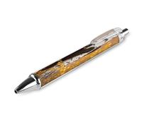 FekiLoot Brown Bear by Birch Tree Ballpoint Pens Retractable Ball Point Pens Smooth-Flowing Black Ink 0.5mm Writing Pen Black Ink Pen for Men Women 1 PCS