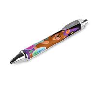 FekiLoot Brown Bear Wizard And Owl Ballpoint Pens Retractable Ball Point Pens Smooth-Flowing Black Ink 0.5mm Writing Pen Black Ink Pen for Men Women 1 PCS
