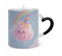 FekiLoot Color Changing Mugs Octopus Heat Sensitive Coffee Mug Novelty Ceramic Cup with Handle Magic Cups Temperature Changing Coffee Tumblers for Women Men Funny Gifts 11 Oz