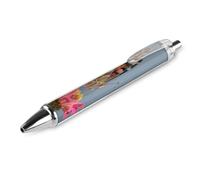 FekiLoot Colorful Butterfly Ballpoint Pens Retractable Ball Point Pens Smooth-Flowing Black Ink 0.5mm Writing Pen Black Ink Pen for Men Women 1 PCS