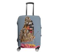 FekiLoot Colorful Butterfly Travel Luggage Cover Stretchable Airplane Suitcase Protector Sleeve Universal Washable Fit for 19-32 Inch Checked Baggage,Water Resistant Durable Luggage Protector X-Large