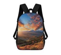 FekiLoot Colorful Morning Backpack Laptop Computer Bag Large Travel Backpack Custom Print Bookbag Work Casual Daypack