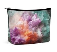 FekiLoot Colorful Toiletry Bag Travel Cosmetic Bag with Zipper Personalized Makeup Pouch Makeup Pouch for Women for Use in Daily Life Travel Other Occasions