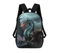 FekiLoot Cool Dragon Backpack Laptop Computer Bag Large Travel Backpack Custom Print Bookbag Work Casual Daypack