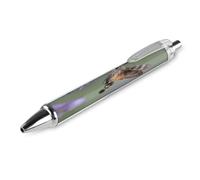 FekiLoot Crab on Coconut Shoes Ballpoint Pens Retractable Ball Point Pens Smooth-Flowing Black Ink 0.5mm Writing Pen Black Ink Pen for Men Women 1 PCS