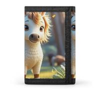 FekiLoot Cupid Arrow Love Horse Wallet Men's Trifold Wallet Extra Capacity Credit Card Holder Cards Purse Front Pocket