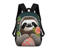 FekiLoot Cute Animal Flower Backpack Laptop Computer Bag Large Travel Backpack Custom Print Bookbag Work Casual Daypack